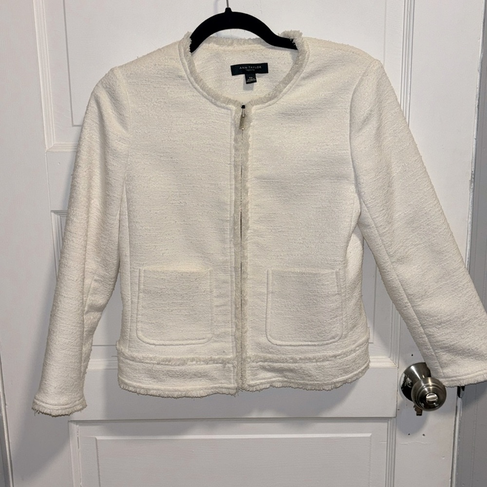 Ann Taylor Cream blazer